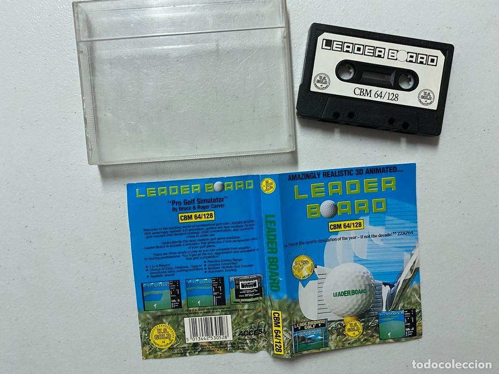 Videojuegos y consolas: LEADER BOARD - VIDEOJUEGO COMMODORE 64 - C-64 - Foto 3