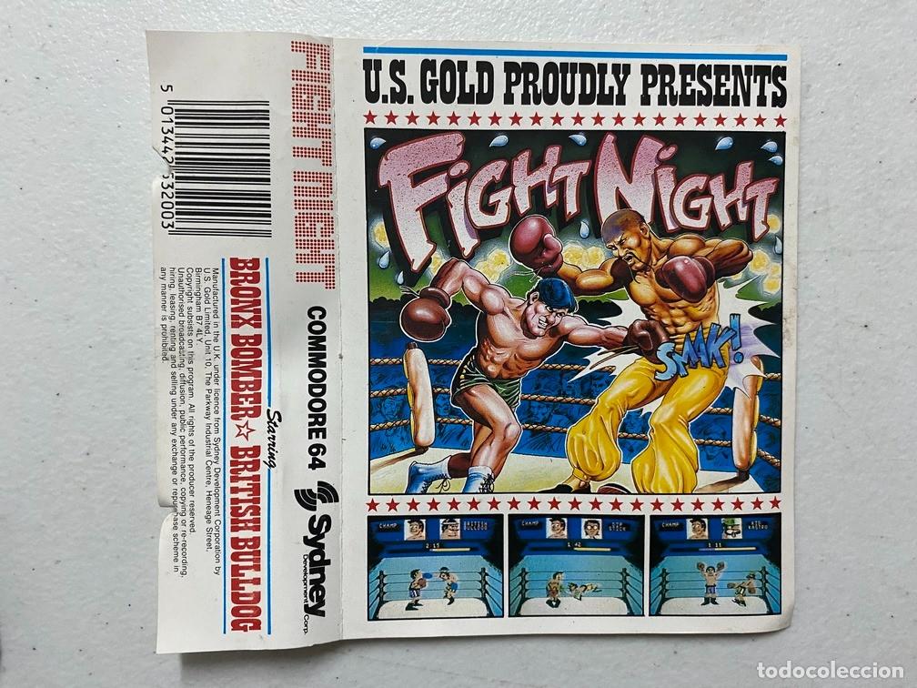 Videojuegos y consolas: FIGHT NIGHT - VIDEOJUEGO COMMODORE 64 - C-64 - Foto 3