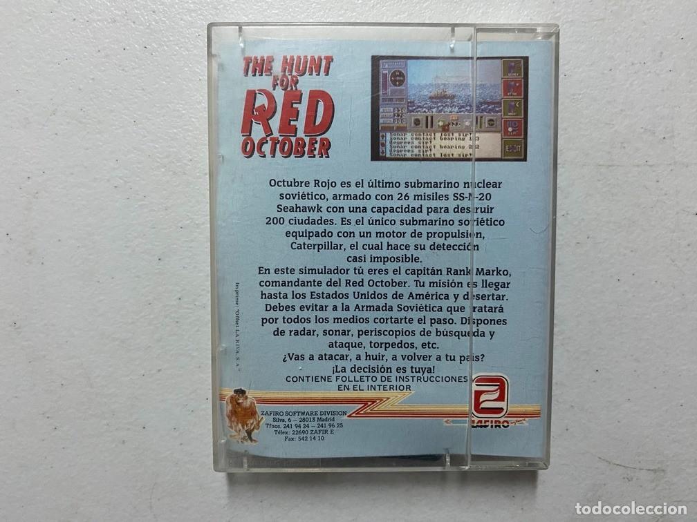 Videojuegos y consolas: LA CAZA DEL OCTUBRE ROJO - VIDEOJUEGO COMMODORE 64 - C-64 - Foto 2