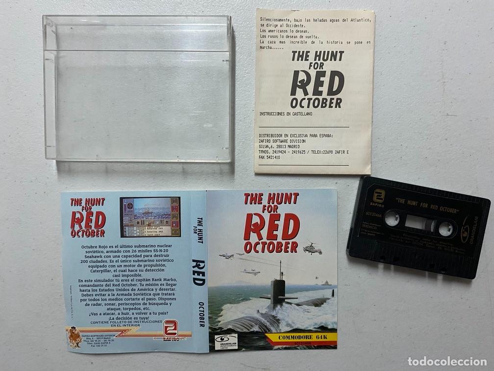 Videojuegos y consolas: LA CAZA DEL OCTUBRE ROJO - VIDEOJUEGO COMMODORE 64 - C-64 - Foto 3