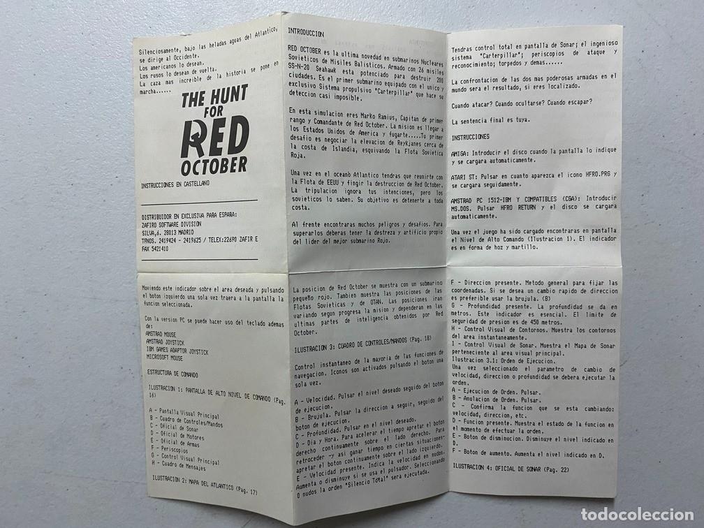 Videojuegos y consolas: LA CAZA DEL OCTUBRE ROJO - VIDEOJUEGO COMMODORE 64 - C-64 - Foto 4