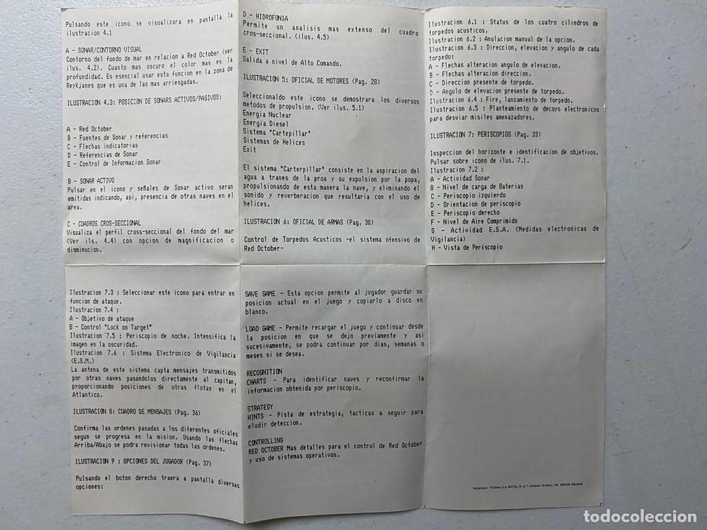 Videojuegos y consolas: LA CAZA DEL OCTUBRE ROJO - VIDEOJUEGO COMMODORE 64 - C-64 - Foto 5