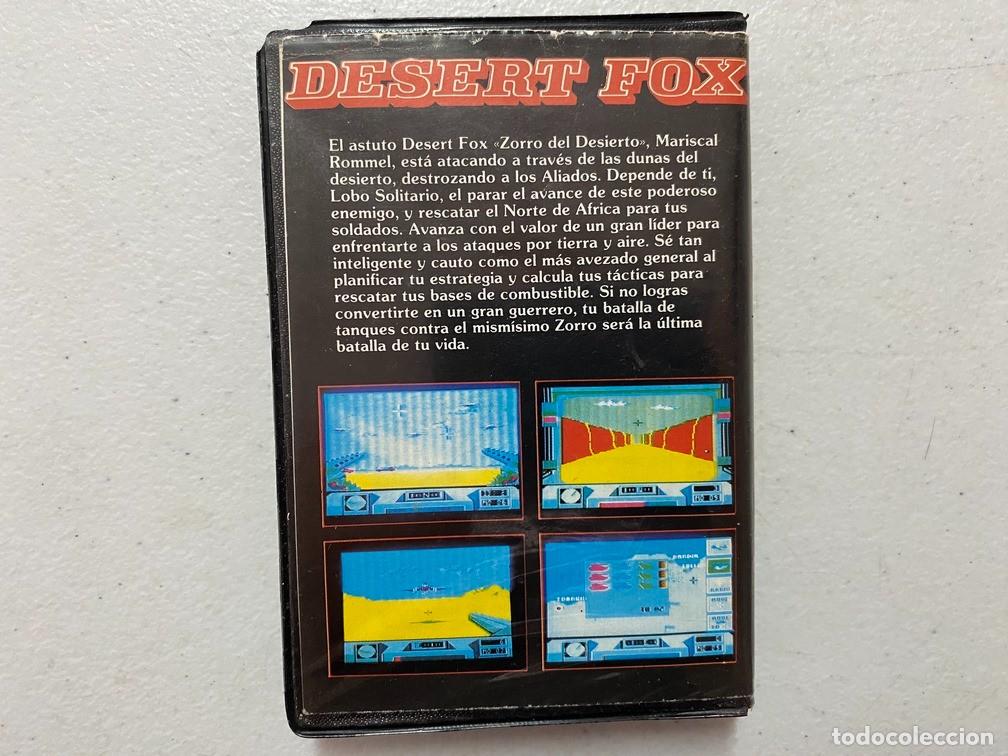 Videojuegos y consolas: DESERT FOX - VIDEOJUEGO COMMODORE 64 - C-64 - Foto 2