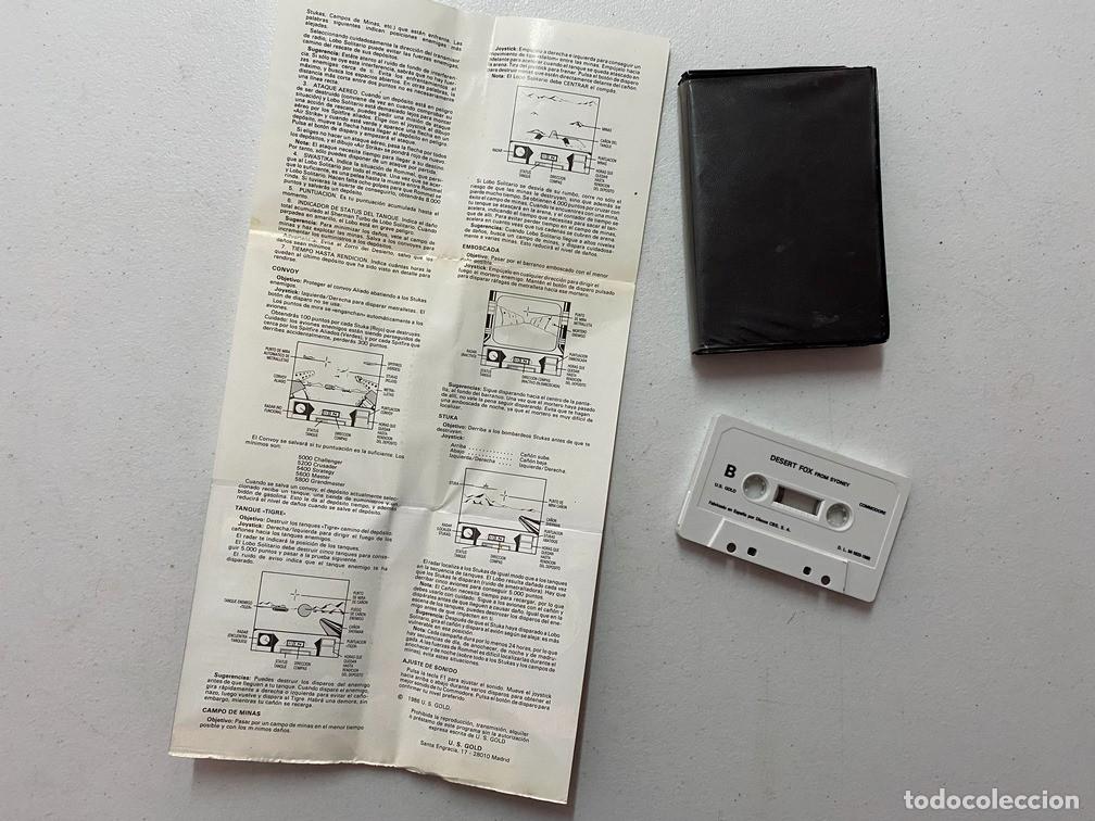 Videojuegos y consolas: DESERT FOX - VIDEOJUEGO COMMODORE 64 - C-64 - Foto 5