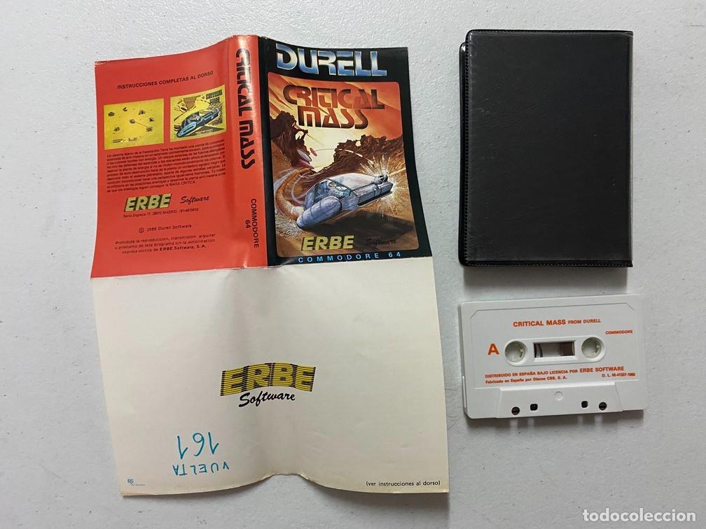 Videojuegos y consolas: CRITICAL MASS - VIDEOJUEGO COMMODORE 64 - C-64 - Foto 5