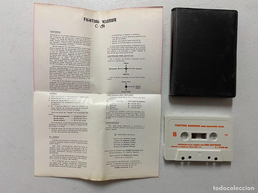 Videojuegos y consolas: FIGHTING WARRIOR - VIDEOJUEGO COMMODORE 64 - C-64 - Foto 6