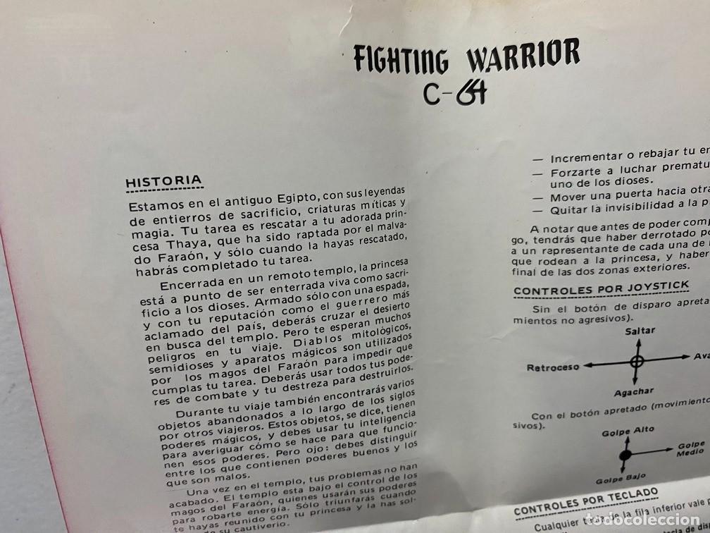 Videojuegos y consolas: FIGHTING WARRIOR - VIDEOJUEGO COMMODORE 64 - C-64 - Foto 7