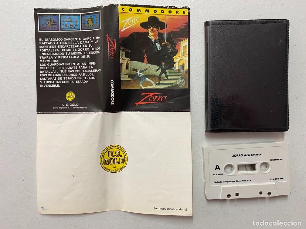 Videojuegos y consolas: ZORRO - VIDEOJUEGO COMMODORE 64 - C-64 - Foto 4