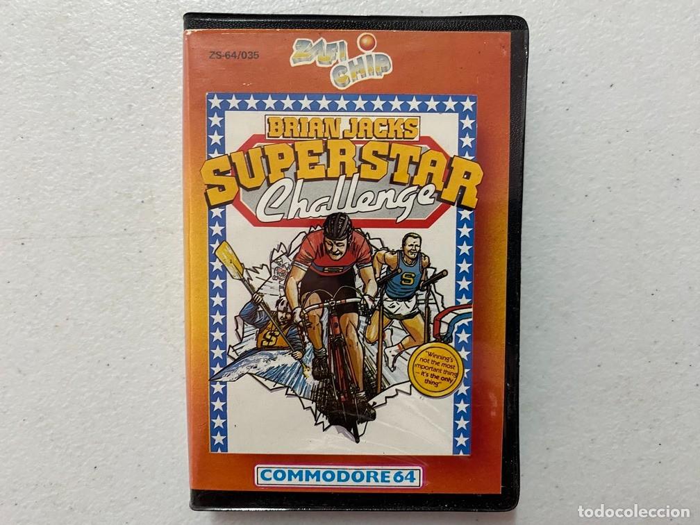 Videojuegos y consolas: BRIAN JACKS SUPERSTAR - VIDEOJUEGO COMMODORE 64 - C-64 - Foto 1