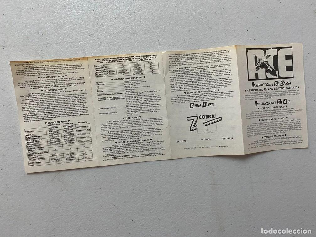 Videojuegos y consolas: ACE - VIDEOJUEGO COMMODORE 64 - C-64 - Foto 5