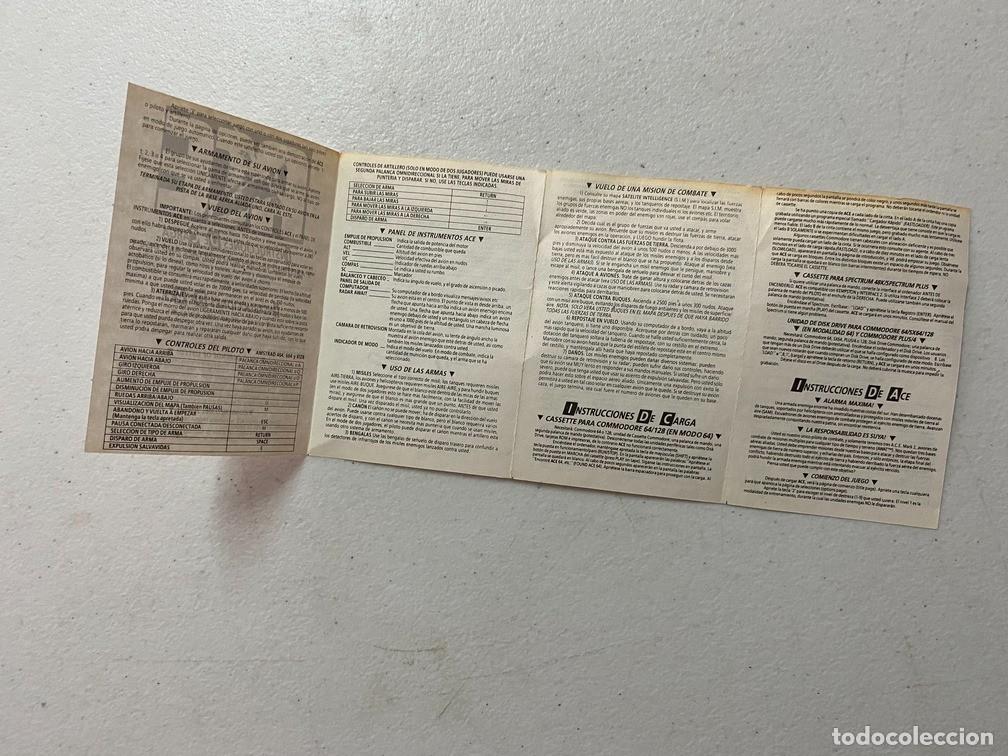 Videojuegos y consolas: ACE - VIDEOJUEGO COMMODORE 64 - C-64 - Foto 6