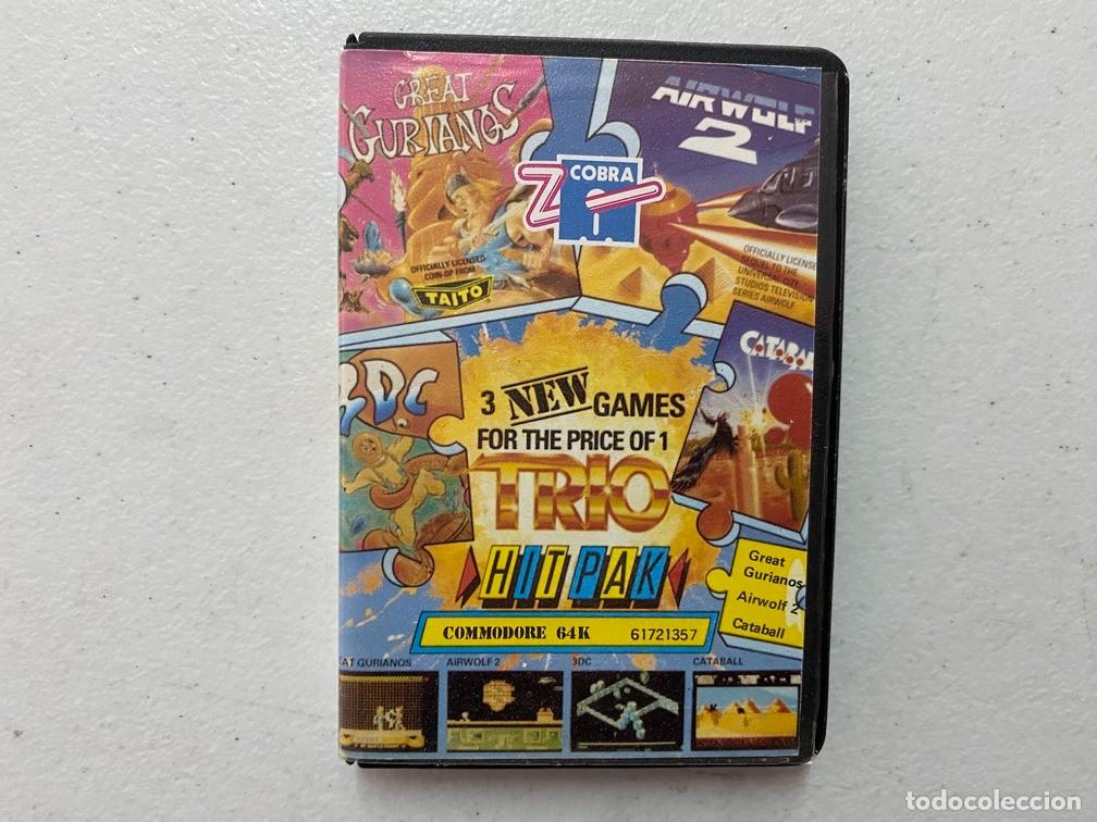Videojuegos y consolas: TRIO PACK - VIDEOJUEGO COMMODORE 64 - C-64 - Foto 1
