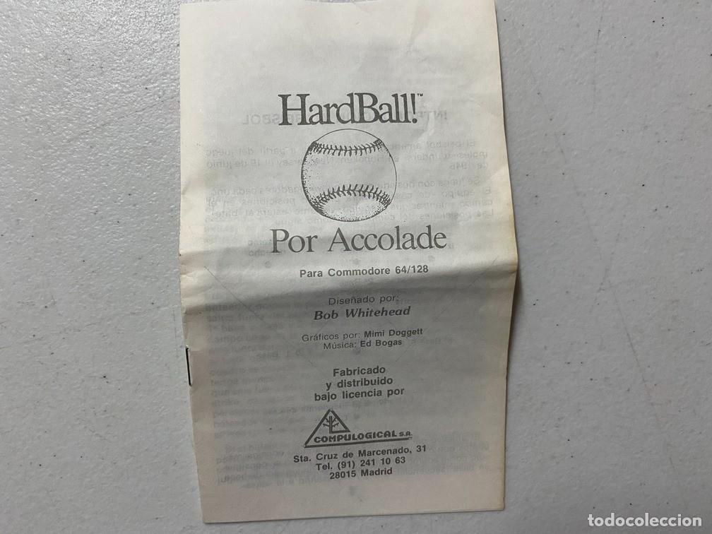 Videojuegos y consolas: HARDBALL - VIDEOJUEGO COMMODORE 64 - C-64 - Foto 5