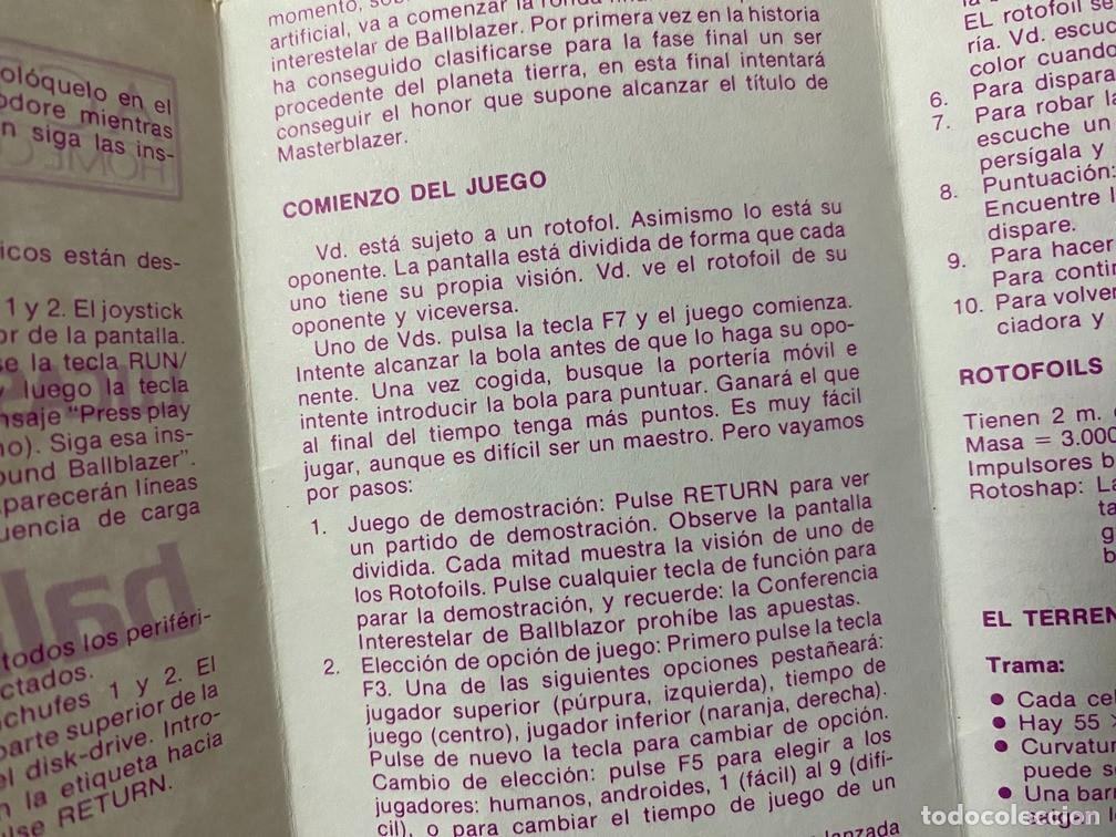 Videojuegos y consolas: BALLBLAZER - VIDEOJUEGO COMMODORE 64 - C-64 - Foto 8