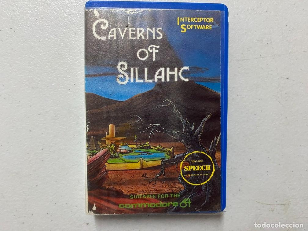 Videojuegos y consolas: CAVERNS OF SILLAHC - VIDEOJUEGO COMMODORE 64 - C-64 - Foto 1