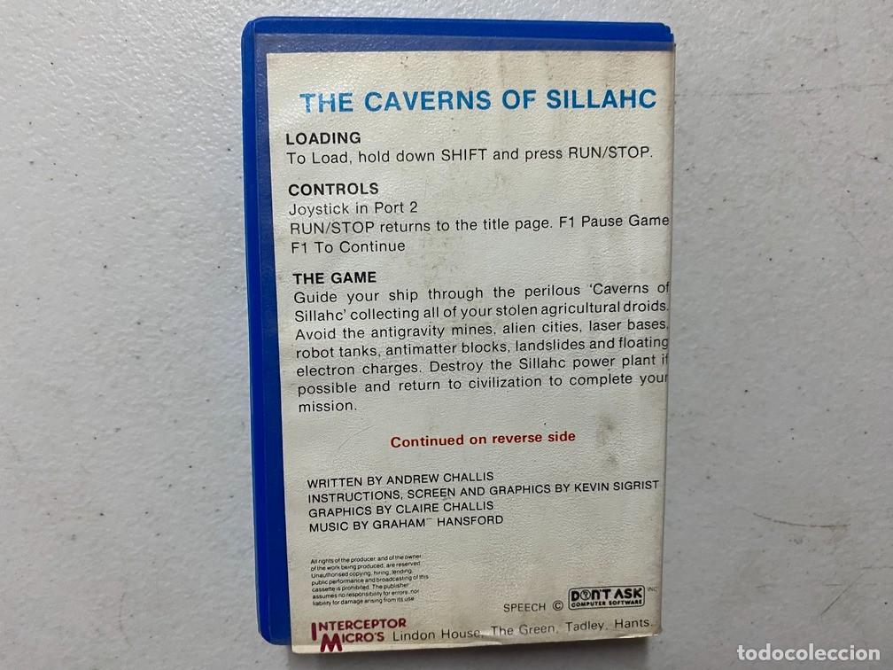 Videojuegos y consolas: CAVERNS OF SILLAHC - VIDEOJUEGO COMMODORE 64 - C-64 - Foto 2