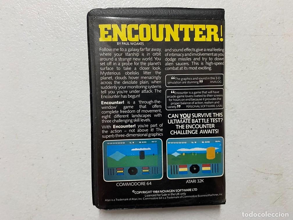 Videojuegos y consolas: ENCOUNTER - VIDEOJUEGO COMMODORE 64 - C-64 - Foto 2