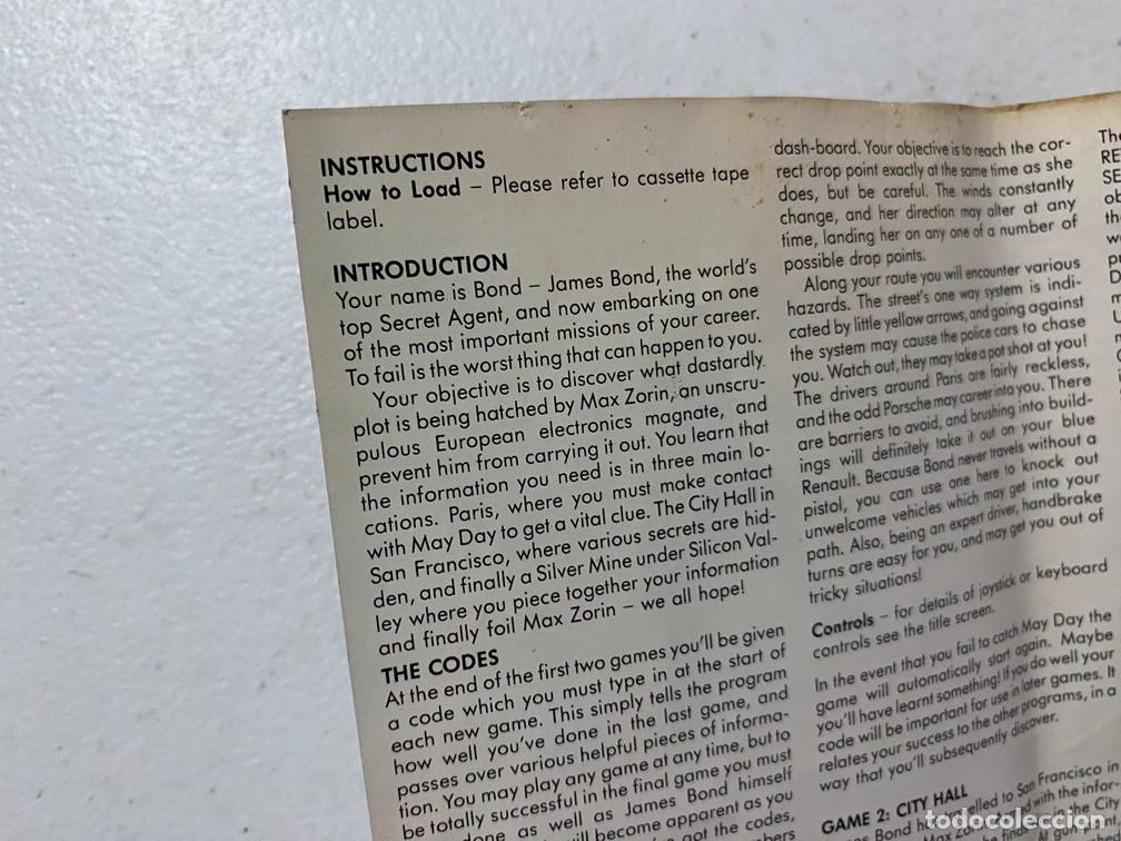 Videojuegos y consolas: JAMES BOND 007 - VIDEOJUEGO COMMODORE 64 - C-64 - Foto 7