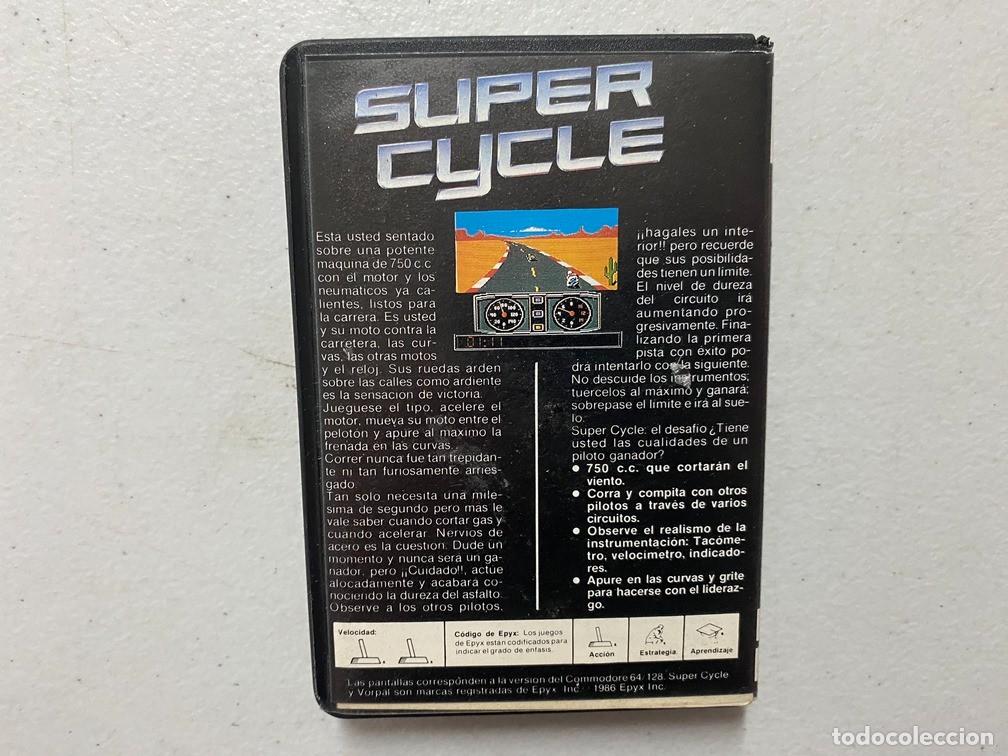 Videojuegos y consolas: SUPER CYCLE - VIDEOJUEGO COMMODORE 64 - C-64 - Foto 2