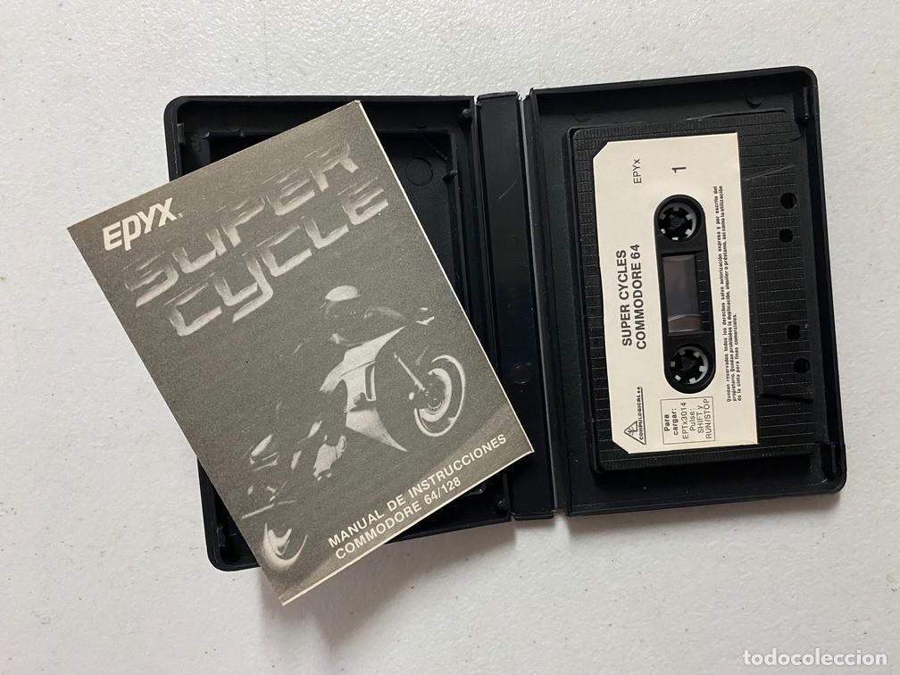 Videojuegos y consolas: SUPER CYCLE - VIDEOJUEGO COMMODORE 64 - C-64 - Foto 4
