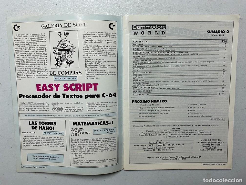 Videojuegos y consolas: COMMODORE WORLD N&ordm; 1 - REVISTA DE HARDWARE - SOFTWARE COMMODORE - Foto 4