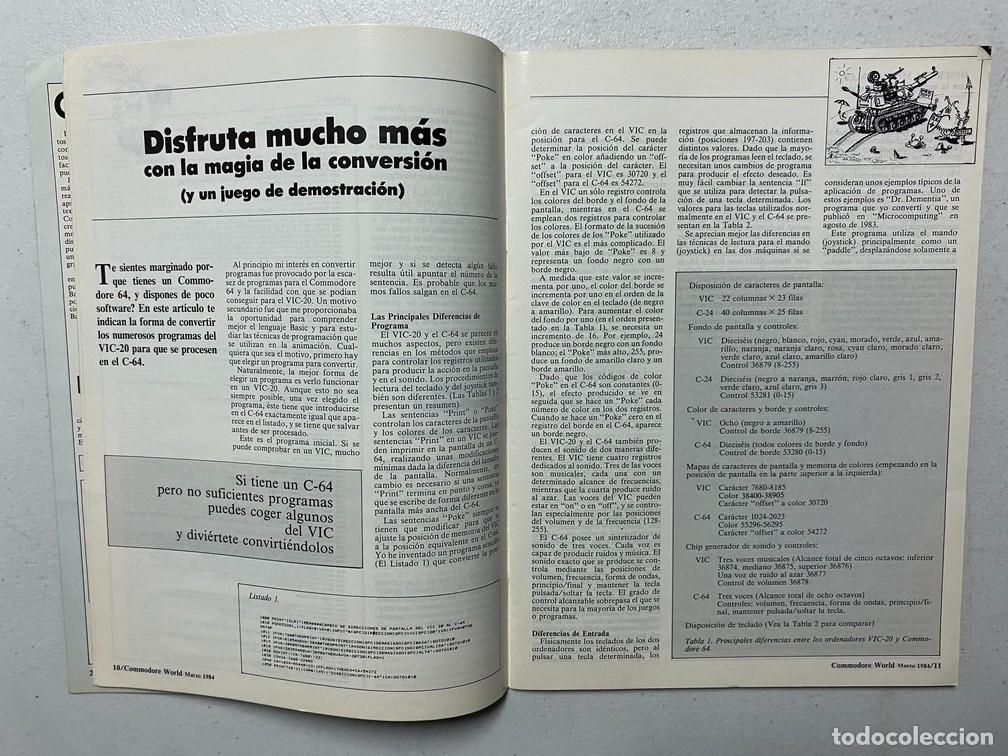 Videojuegos y consolas: COMMODORE WORLD N&ordm; 1 - REVISTA DE HARDWARE - SOFTWARE COMMODORE - Foto 5