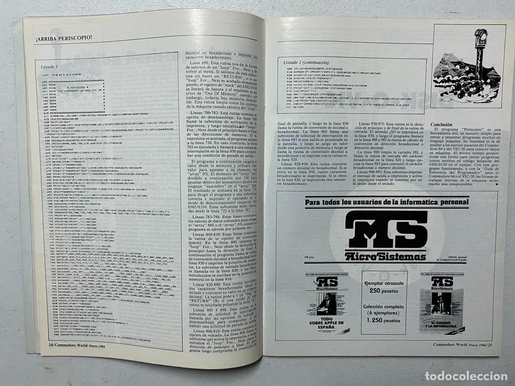 Videojuegos y consolas: COMMODORE WORLD N&ordm; 1 - REVISTA DE HARDWARE - SOFTWARE COMMODORE - Foto 7