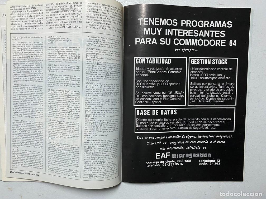 Videojuegos y consolas: COMMODORE WORLD N&ordm; 1 - REVISTA DE HARDWARE - SOFTWARE COMMODORE - Foto 8