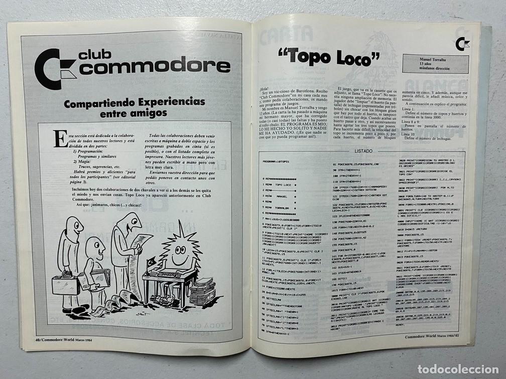 Videojuegos y consolas: COMMODORE WORLD N&ordm; 1 - REVISTA DE HARDWARE - SOFTWARE COMMODORE - Foto 10