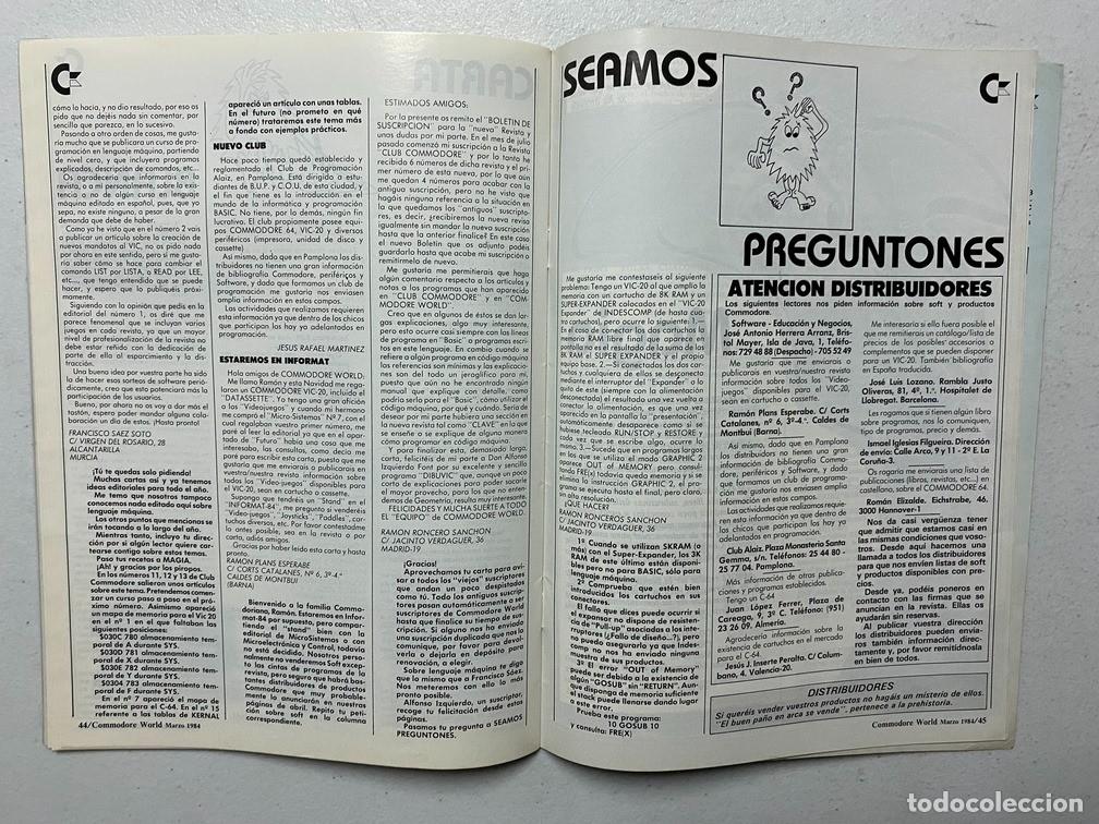Videojuegos y consolas: COMMODORE WORLD N&ordm; 1 - REVISTA DE HARDWARE - SOFTWARE COMMODORE - Foto 11