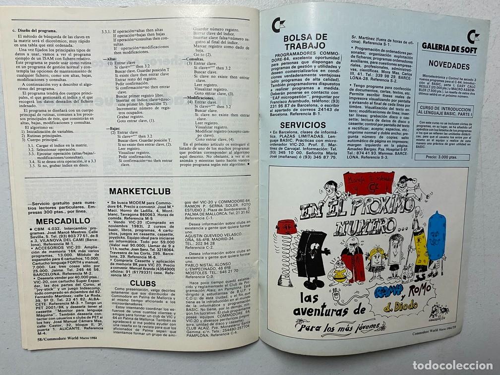 Videojuegos y consolas: COMMODORE WORLD N&ordm; 1 - REVISTA DE HARDWARE - SOFTWARE COMMODORE - Foto 12