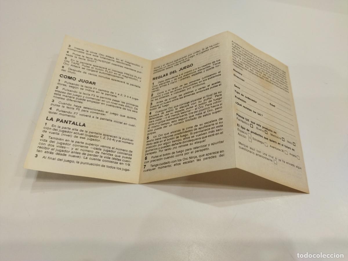 Videojuegos y consolas: ORC ATTACK - JUEGO COMMODORE 64 C64 COMPLETO - COMPULOGICAL 1984 - EXCELENTE ESTADO - Foto 10
