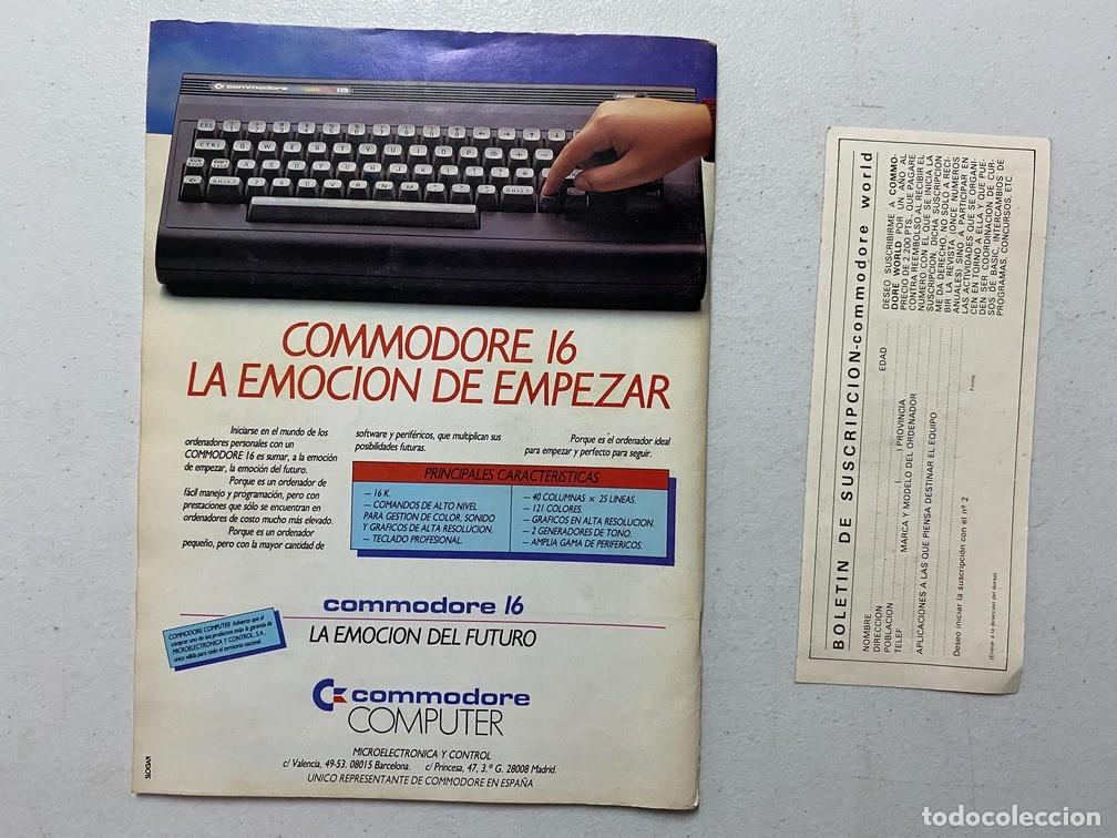 Videojuegos y consolas: COMMODORE WORLD N&ordm; 9 - REVISTA DE HARDWARE - SOFTWARE COMMODORE - Foto 2