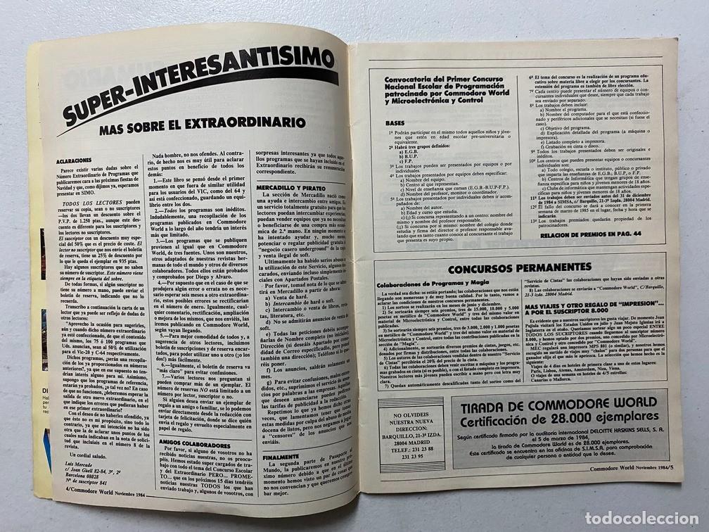 Videojuegos y consolas: COMMODORE WORLD N&ordm; 9 - REVISTA DE HARDWARE - SOFTWARE COMMODORE - Foto 6