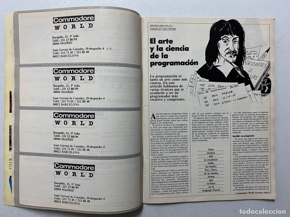 Videojuegos y consolas: COMMODORE WORLD N&ordm; 9 - REVISTA DE HARDWARE - SOFTWARE COMMODORE - Foto 7