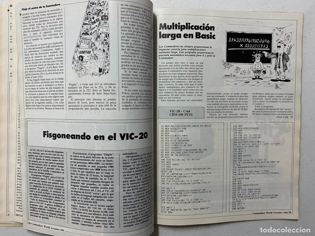 Videojuegos y consolas: COMMODORE WORLD N&ordm; 9 - REVISTA DE HARDWARE - SOFTWARE COMMODORE - Foto 11