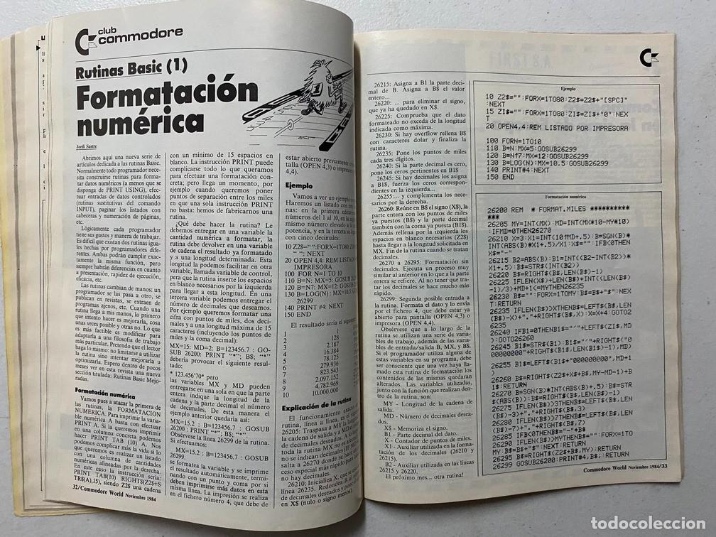 Videojuegos y consolas: COMMODORE WORLD N&ordm; 9 - REVISTA DE HARDWARE - SOFTWARE COMMODORE - Foto 12