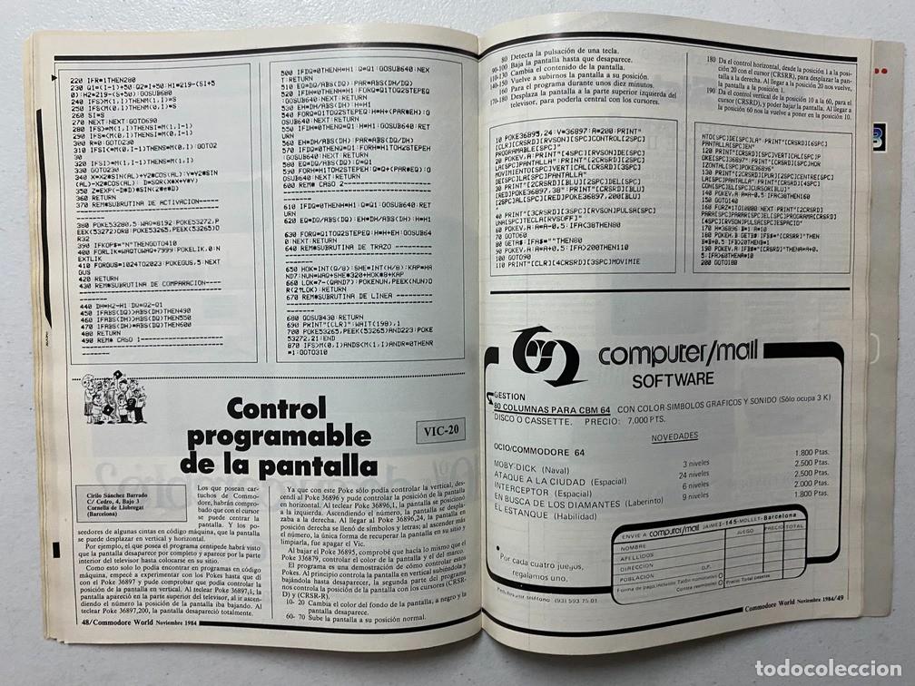 Videojuegos y consolas: COMMODORE WORLD N&ordm; 9 - REVISTA DE HARDWARE - SOFTWARE COMMODORE - Foto 15