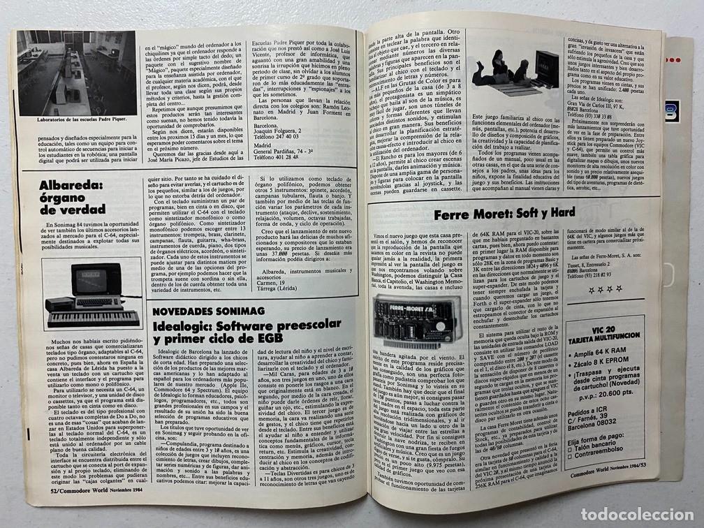 Videojuegos y consolas: COMMODORE WORLD N&ordm; 9 - REVISTA DE HARDWARE - SOFTWARE COMMODORE - Foto 16