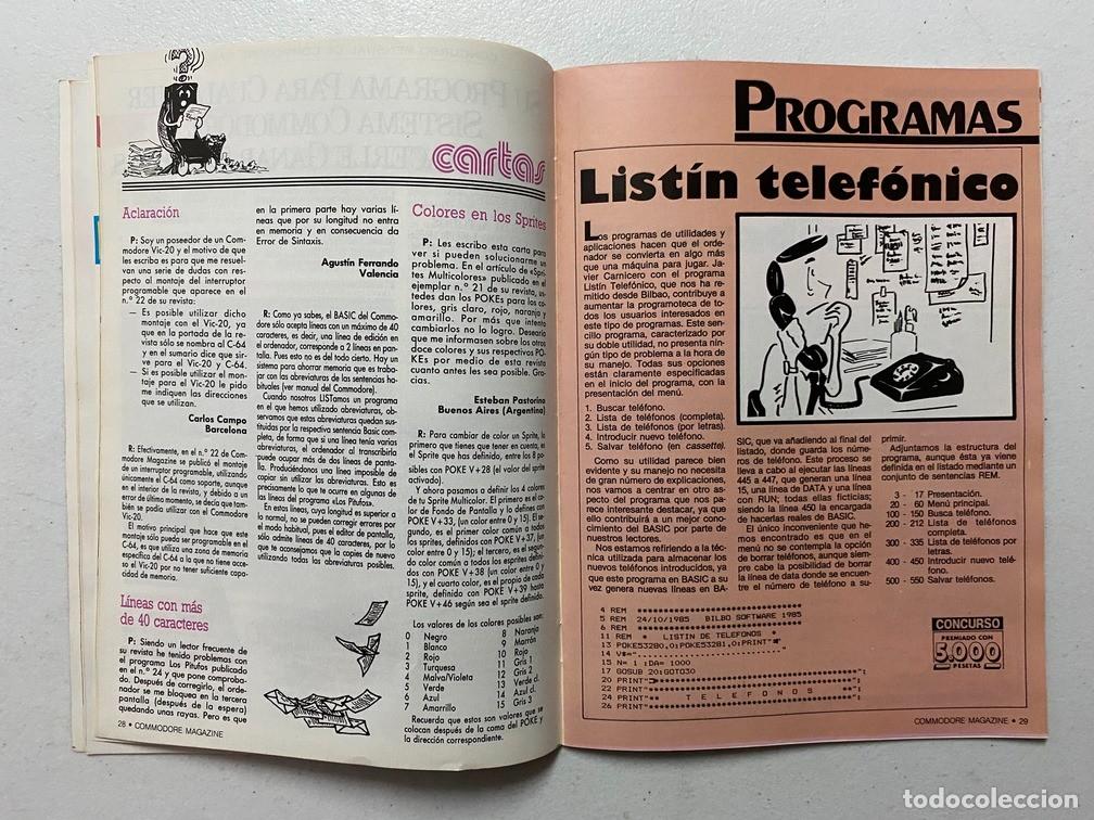 Videojuegos y consolas: COMMODORE MAGAZINE N&ordm; 29 - REVISTA DE HARDWARE - SOFTWARE COMMODORE - Foto 11