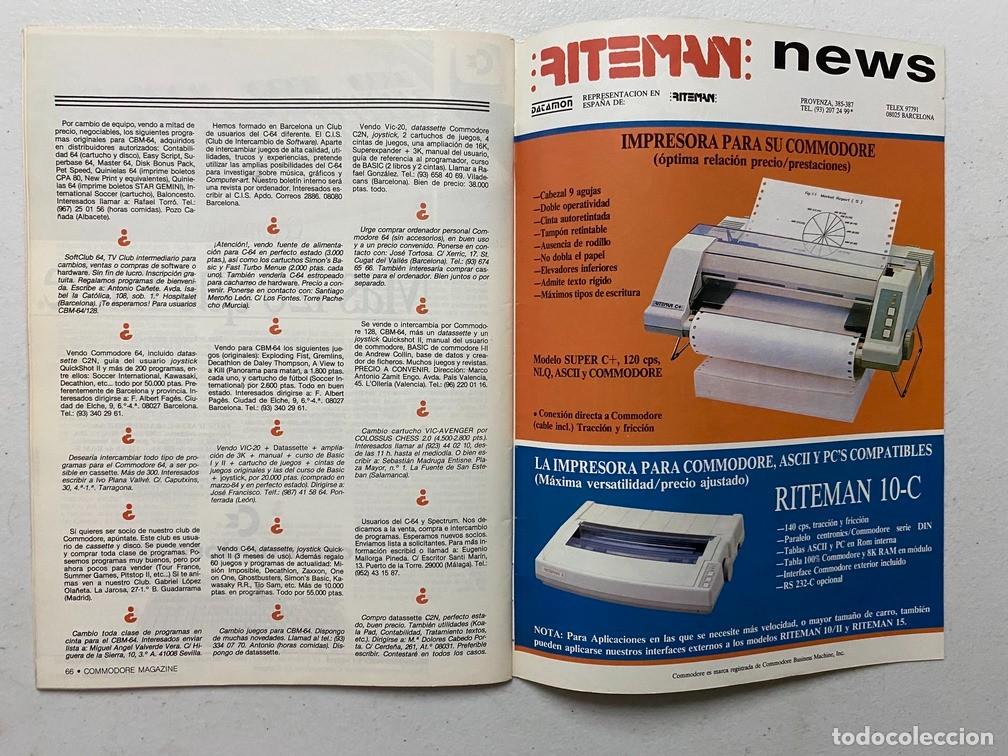 Videojuegos y consolas: COMMODORE MAGAZINE N&ordm; 29 - REVISTA DE HARDWARE - SOFTWARE COMMODORE - Foto 18