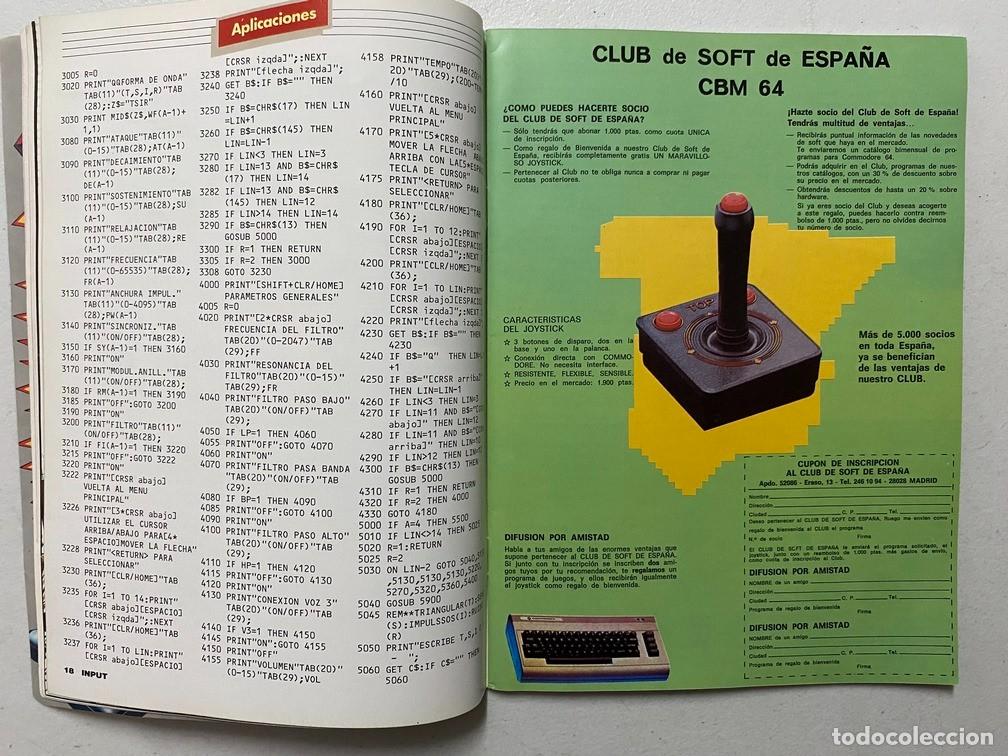 Videojuegos y consolas: INPUT COMMODORE N&ordm; 8 - REVISTA DE HARDWARE - SOFTWARE COMMODORE - Foto 6