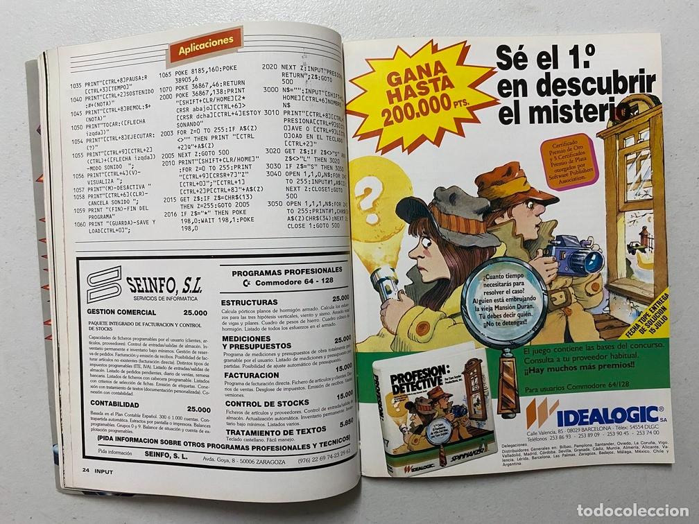 Videojuegos y consolas: INPUT COMMODORE N&ordm; 8 - REVISTA DE HARDWARE - SOFTWARE COMMODORE - Foto 8