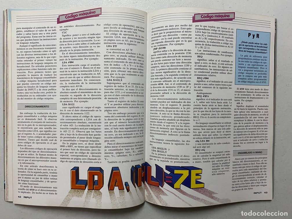 Videojuegos y consolas: INPUT COMMODORE N&ordm; 8 - REVISTA DE HARDWARE - SOFTWARE COMMODORE - Foto 12