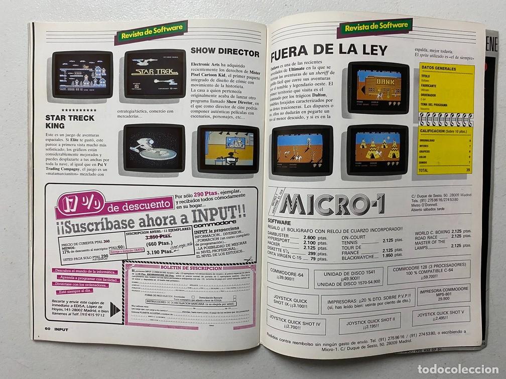 Videojuegos y consolas: INPUT COMMODORE N&ordm; 8 - REVISTA DE HARDWARE - SOFTWARE COMMODORE - Foto 17