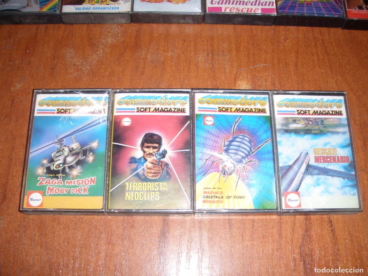 Videojuegos y consolas: LOTE 4 JUEGOS COMMODORE CASSETTES - Foto 1