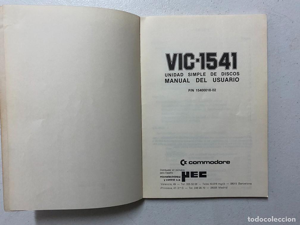 Videojuegos y consolas: VIC 1541 / MANUAL DE USUARIO - Foto 3