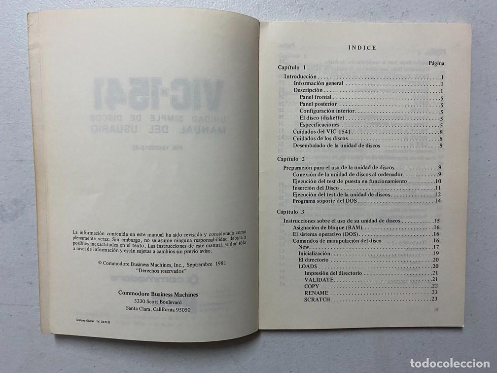 Videojuegos y consolas: VIC 1541 / MANUAL DE USUARIO - Foto 4