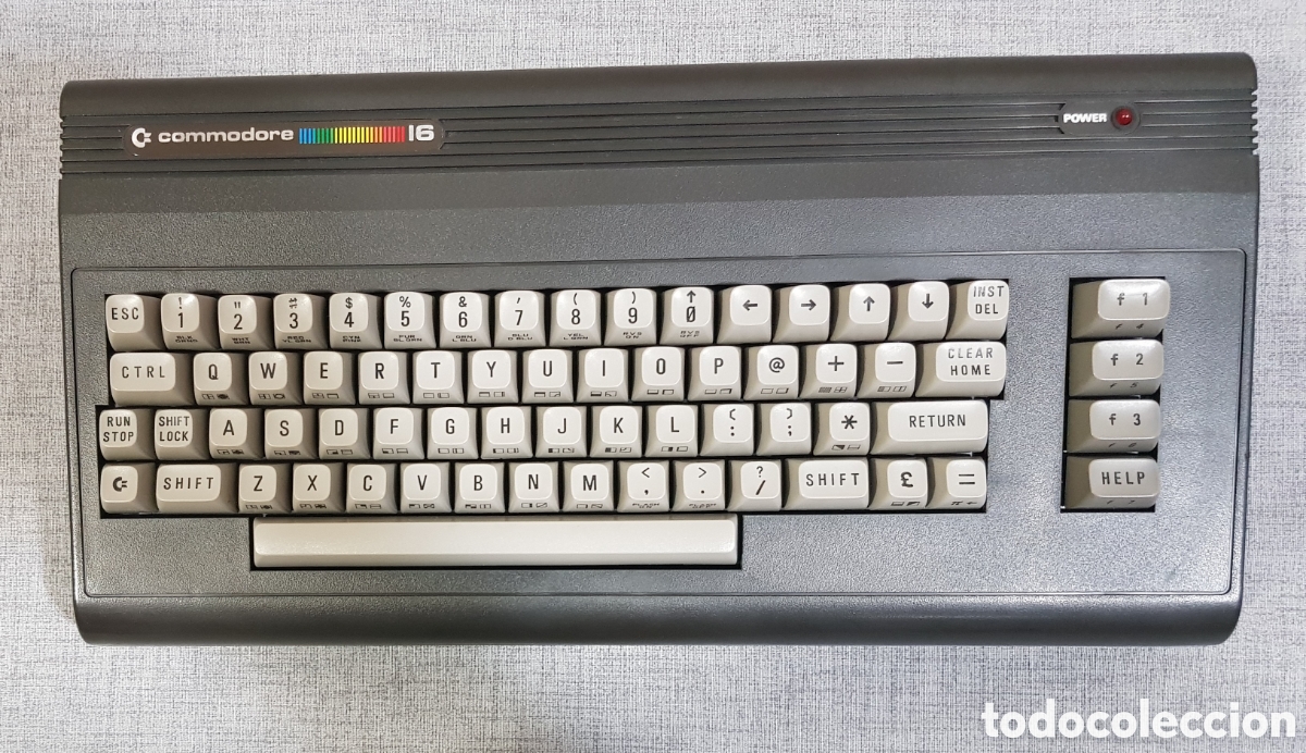 Videojuegos y consolas: COMMODORE 16 264 SERIES + TRANSFORMADOR + CABLE DE ANTENA - Foto 2