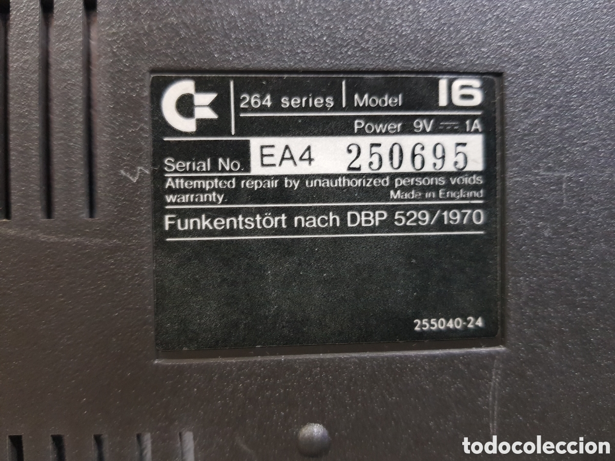 Videojuegos y consolas: COMMODORE 16 264 SERIES + TRANSFORMADOR + CABLE DE ANTENA - Foto 4
